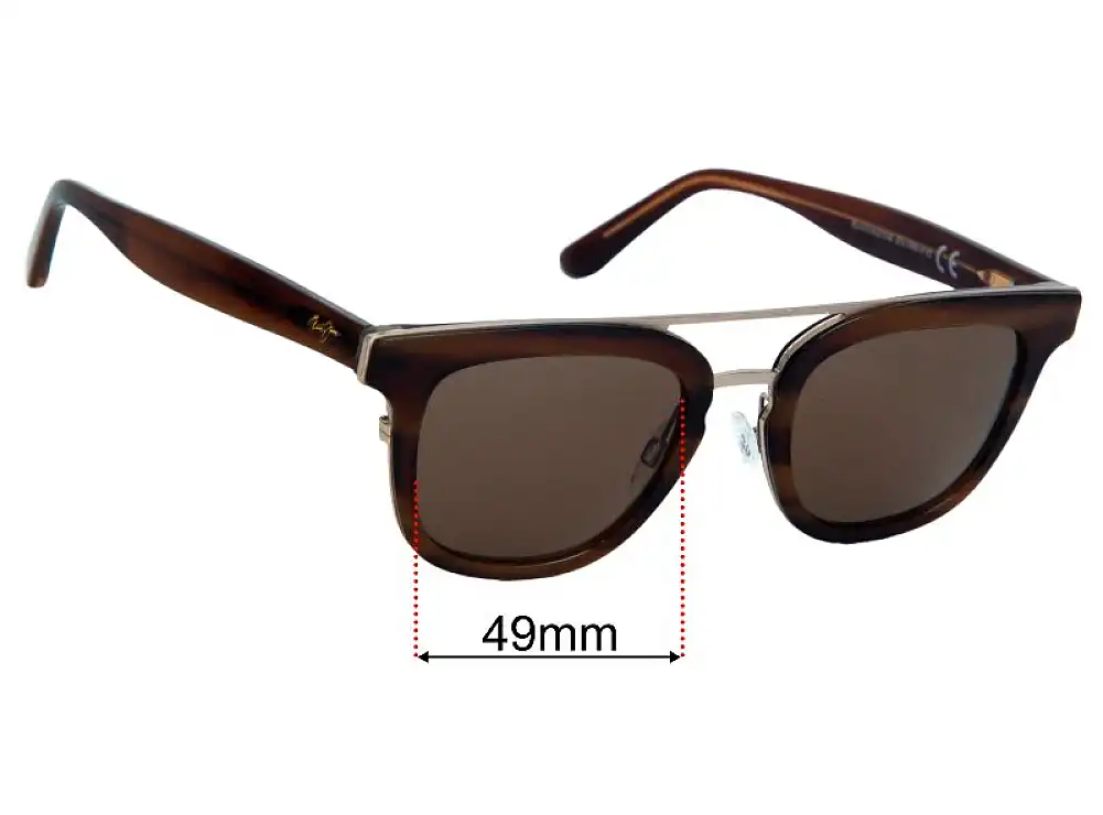Maui Jim MJ844 Relaxation Mode 49mm Replacement Lenses